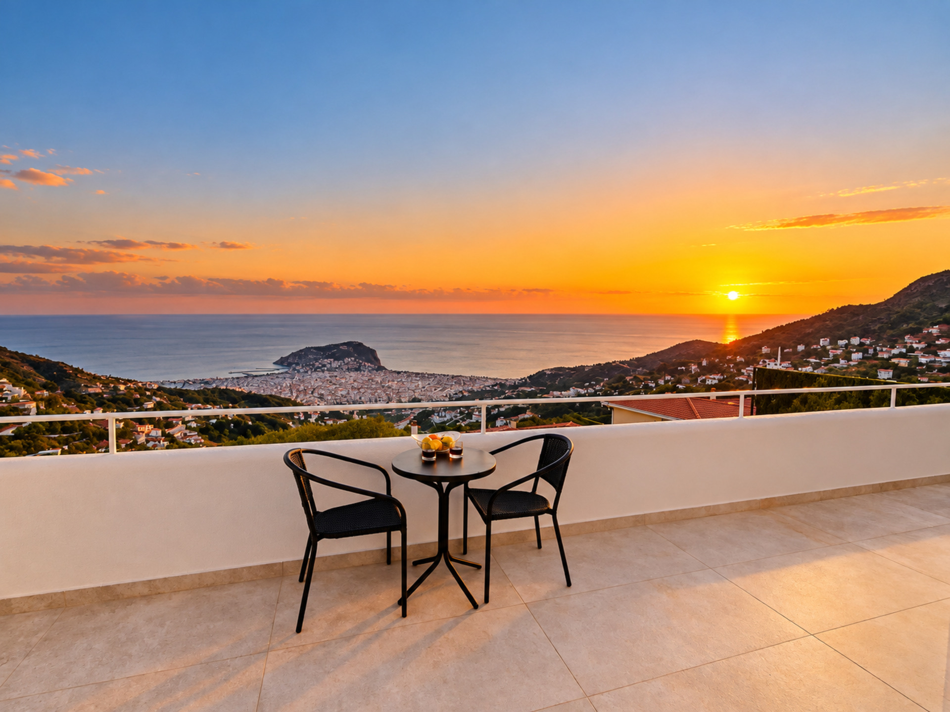 Özel Havuzlu ve Güzel Deniz Manzaralı Villa, Alanya Villa 1004