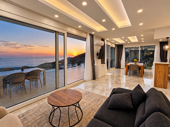 Özel Havuzlu ve Güzel Deniz Manzaralı Villa, Alanya Villa 1004
