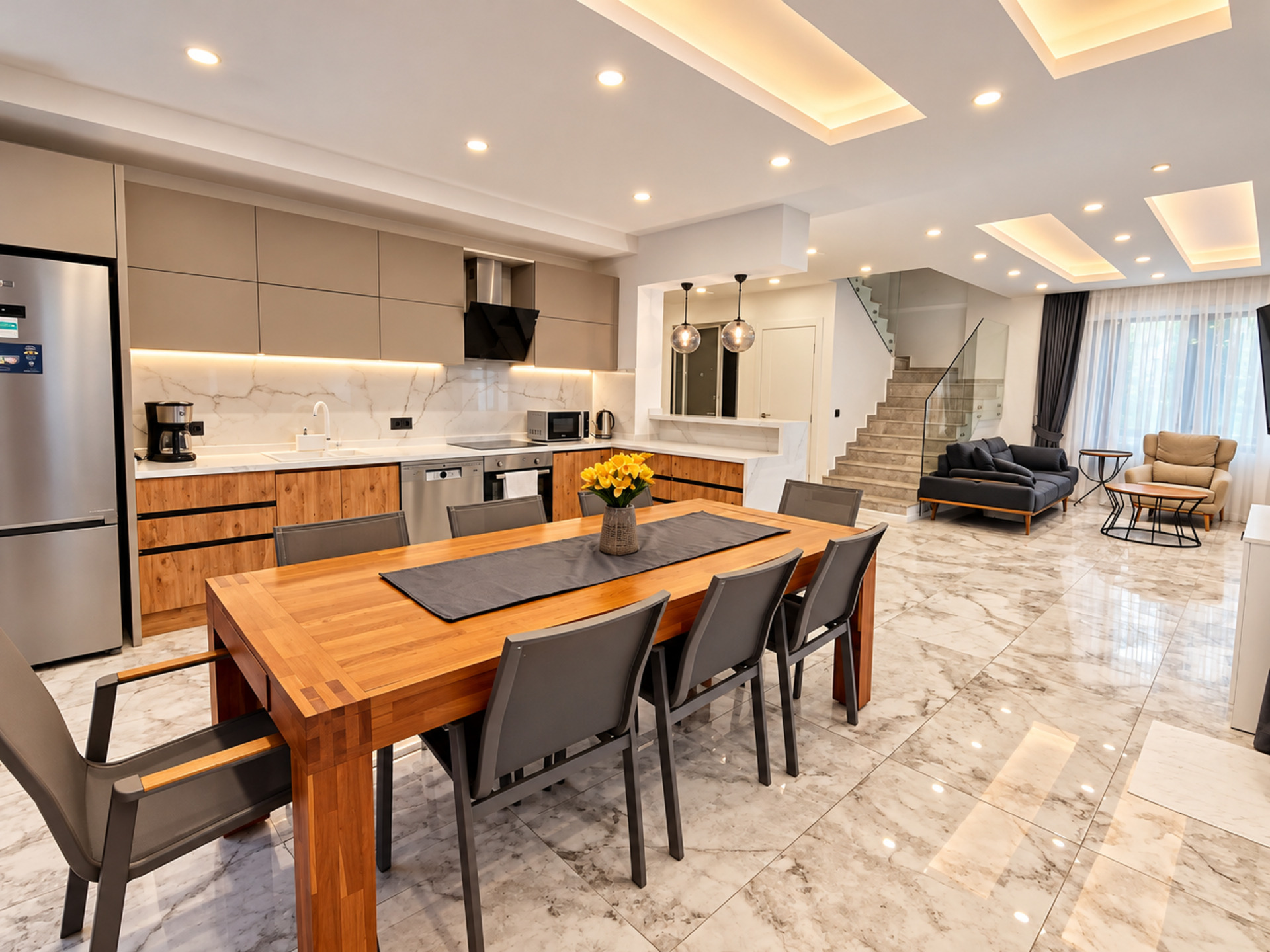 Özel Havuzlu ve Güzel Deniz Manzaralı Villa, Alanya Villa 1004