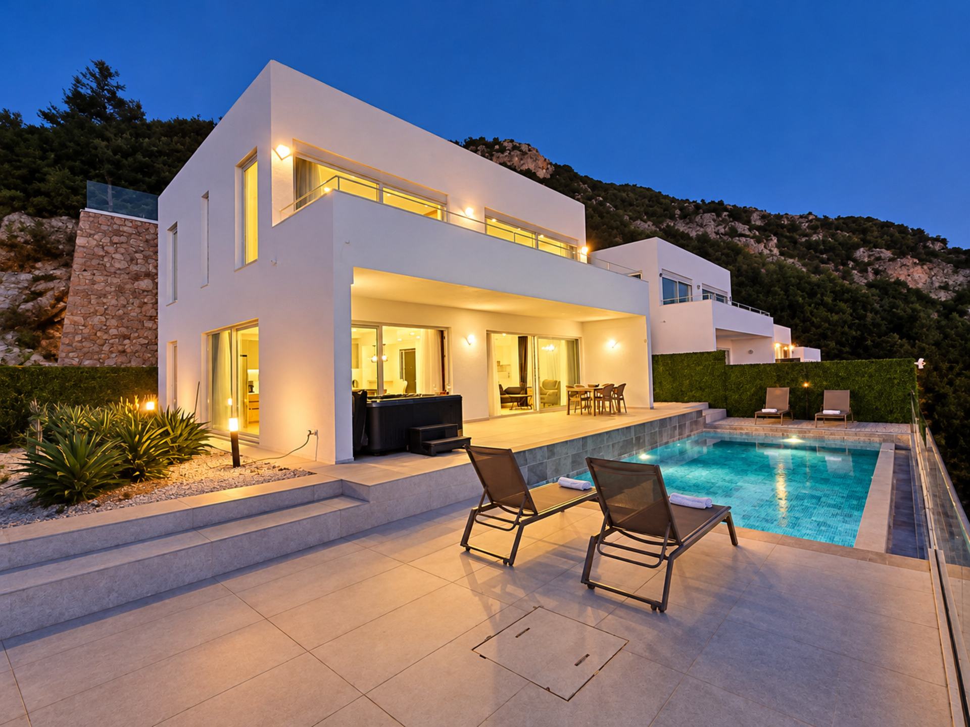 Özel Havuzlu ve Güzel Deniz Manzaralı Villa, Alanya Villa 1004