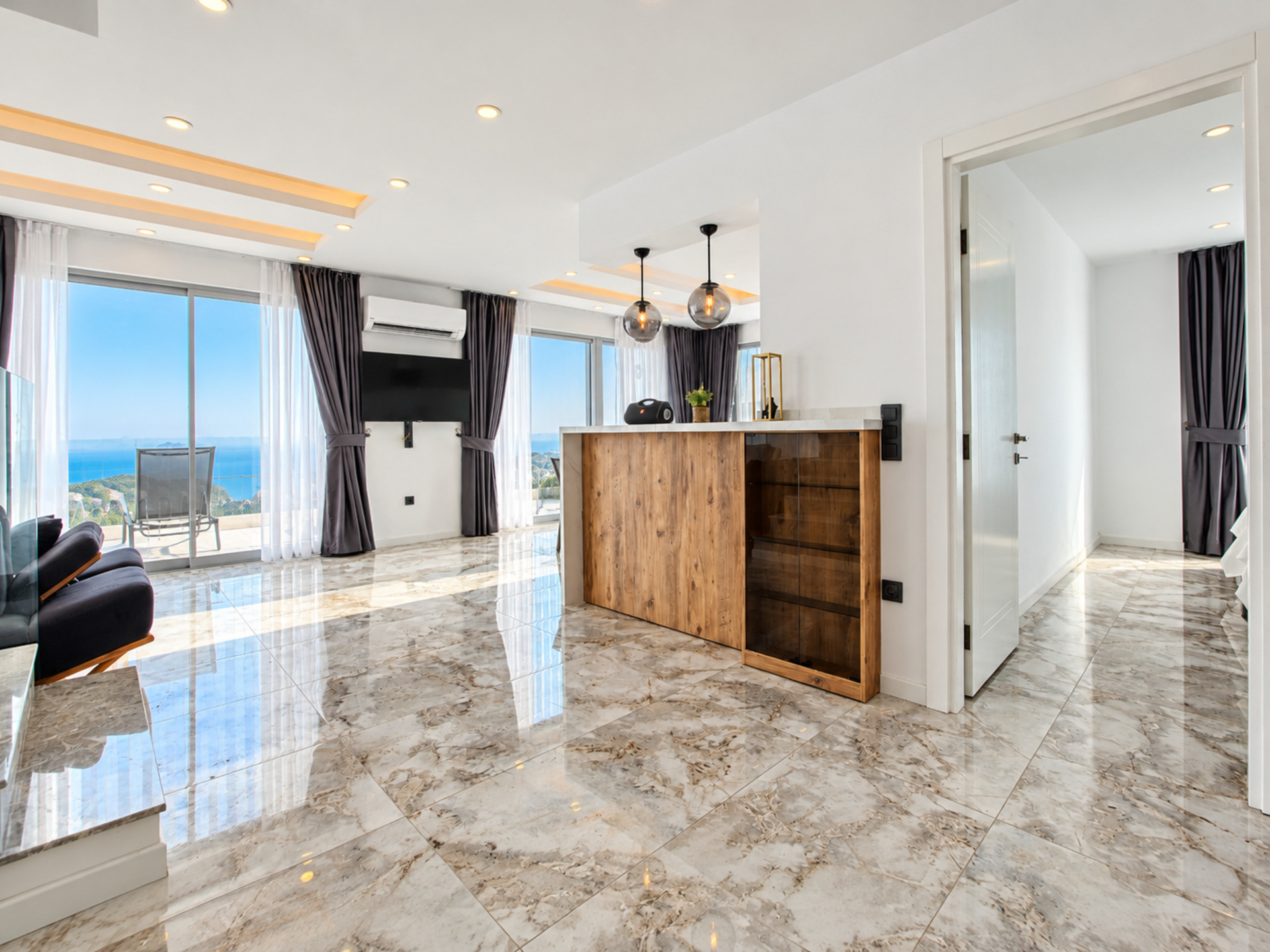 Özel Havuzlu ve Güzel Deniz Manzaralı Villa, Alanya Villa 1004
