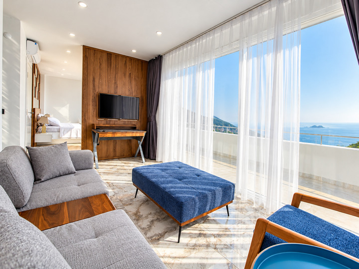 Özel Havuzlu ve Güzel Deniz Manzaralı Villa, Alanya Villa 1004