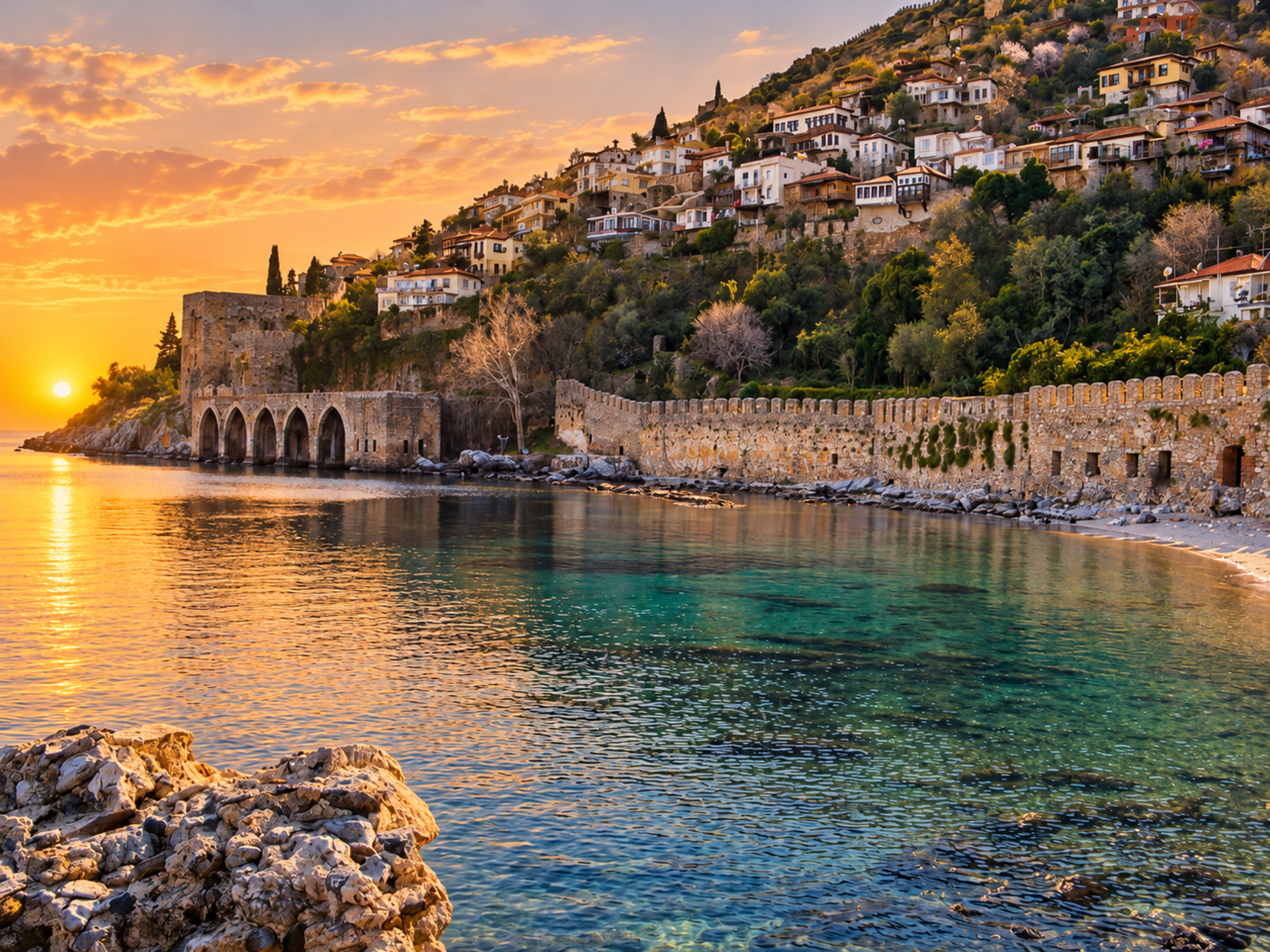 Özel Havuzlu ve Güzel Deniz Manzaralı Villa, Alanya Villa 1004