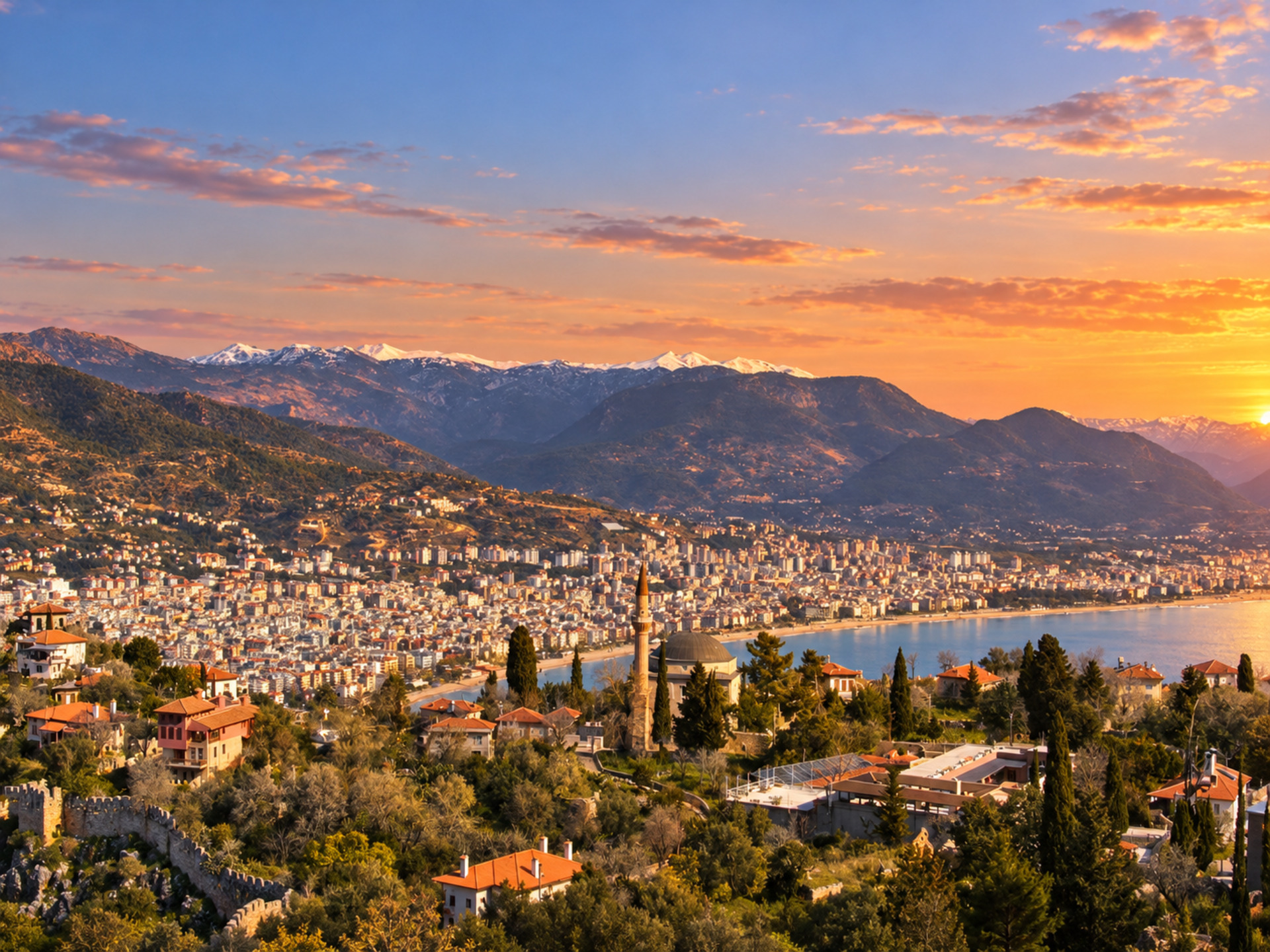 Özel Havuzlu ve Güzel Deniz Manzaralı Villa, Alanya Villa 1004