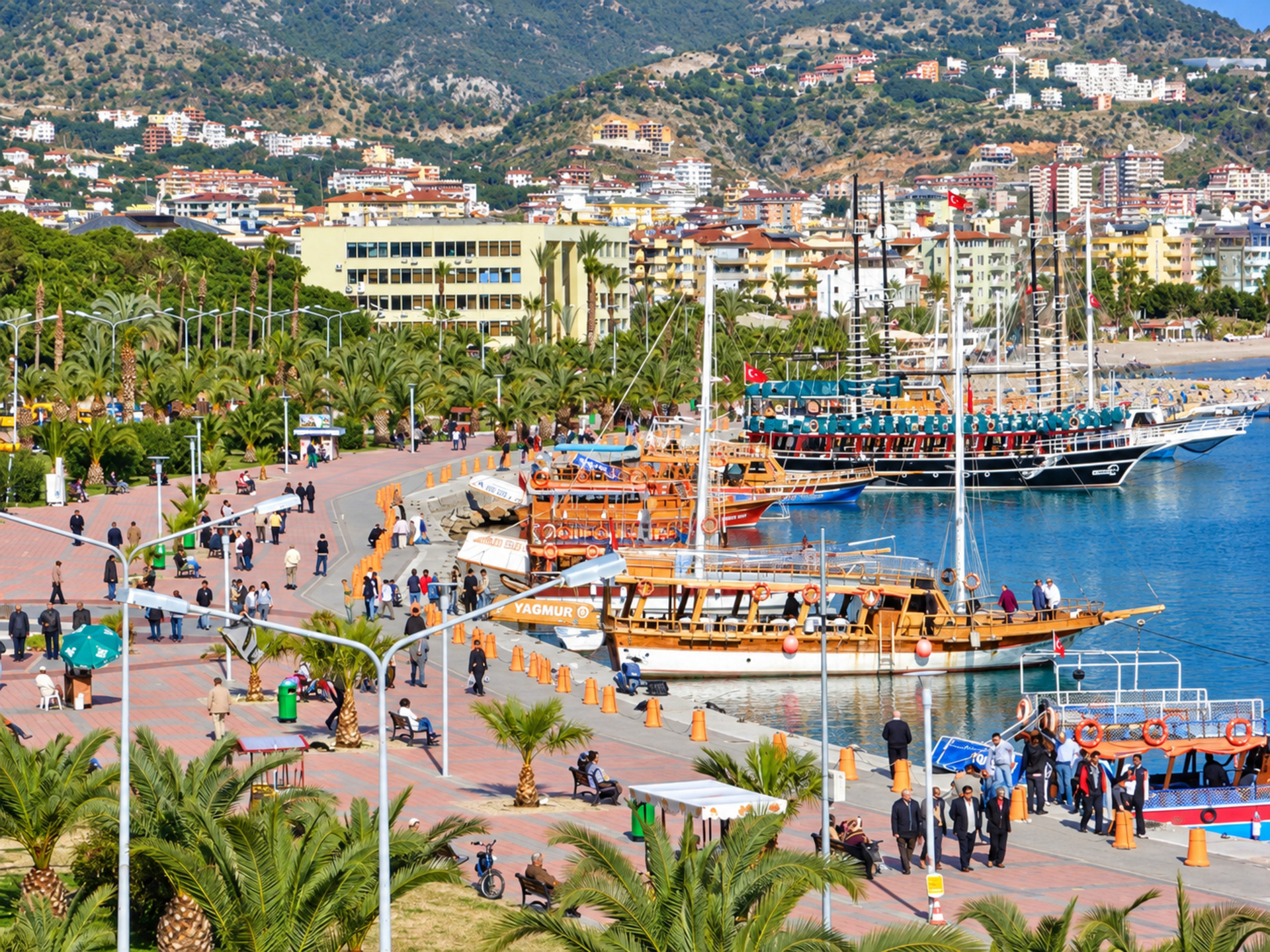 Özel Havuzlu ve Güzel Deniz Manzaralı Villa, Alanya Villa 1004