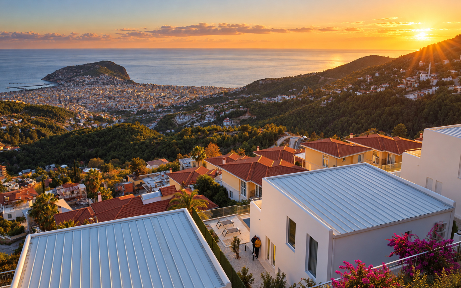 Özel Havuzlu ve Güzel Deniz Manzaralı Villa, Alanya Villa 1004