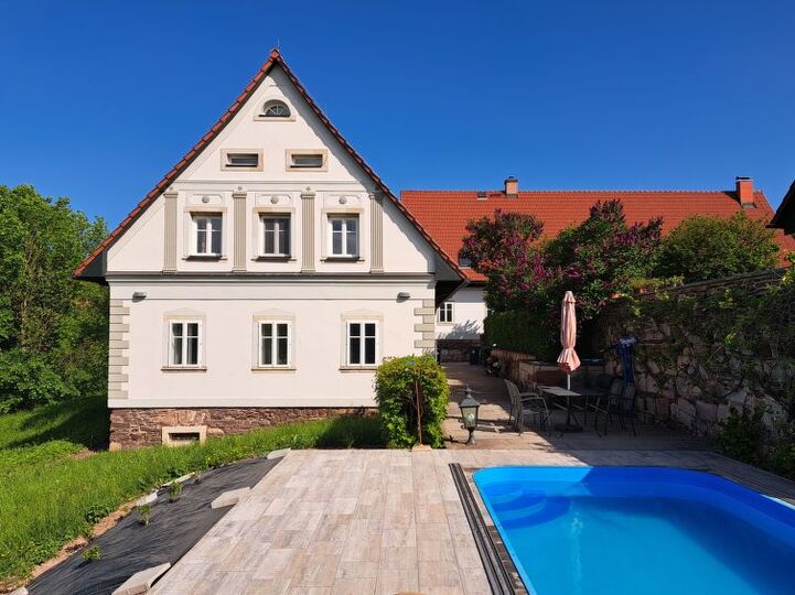 Muhteşem manzaralı, 3 yatak odalı, şirin ev, 1000 metrekare., Šonov, Czech Republic