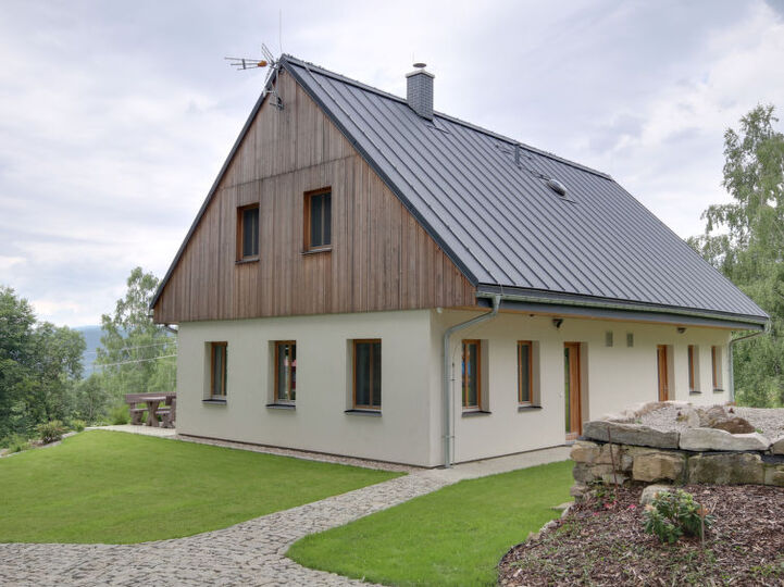 Liberecký'de Korunaklı 2 Yatak Odalı Villa; Gizli Mücevher,1019, Kořenov, Czech Republic