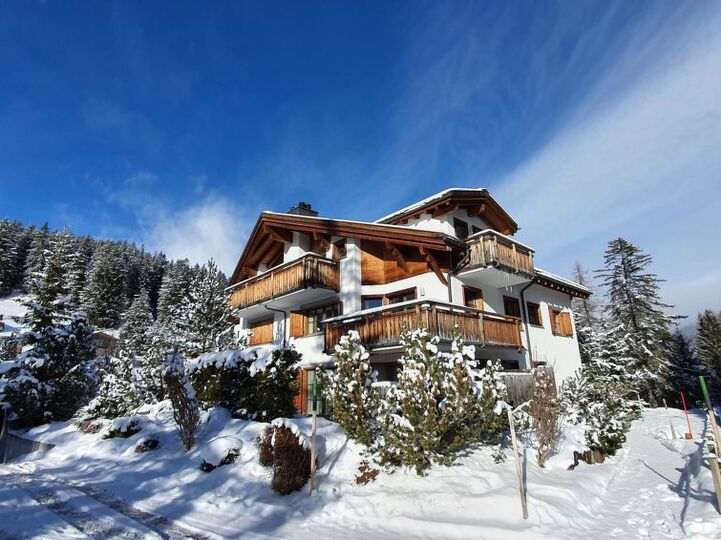 Graubünden'de Sakin 2 Yatak Odalı Hideaway,1125