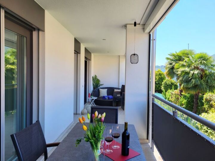 Ticino'da Modern 1 Yatak Odalı Villa, 1078, Caslano, Switzerland