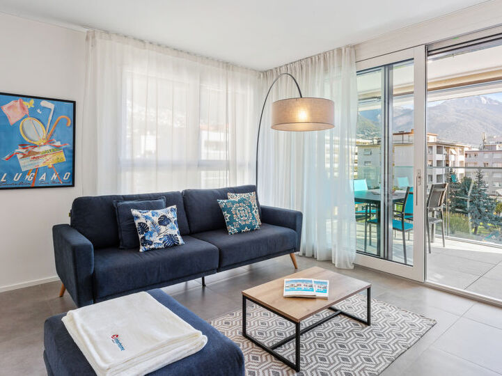 Locarno Modern 1 Yatak Odalı Mücevher, Ticino Daire 1089, Locarno, Switzerland