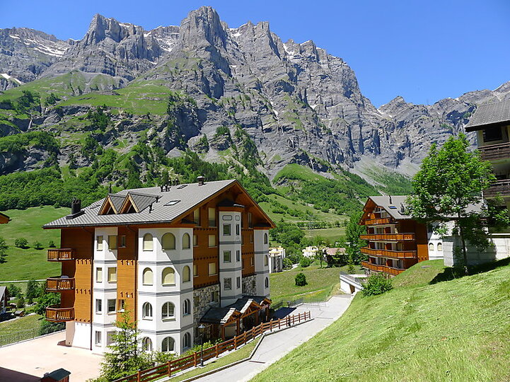 Valais'de Muhteşem 2BR Villa, 1368, Leukerbad, Switzerland