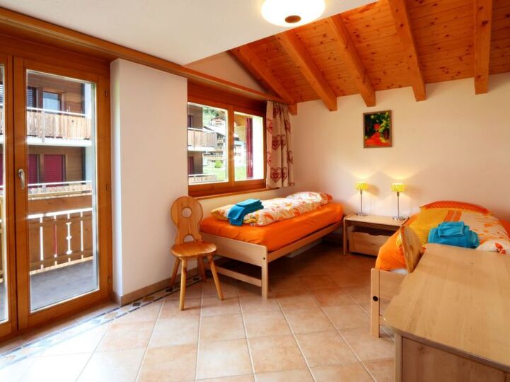 Saas-Fee'de (1268) şirin 2 yatak odalı villa.