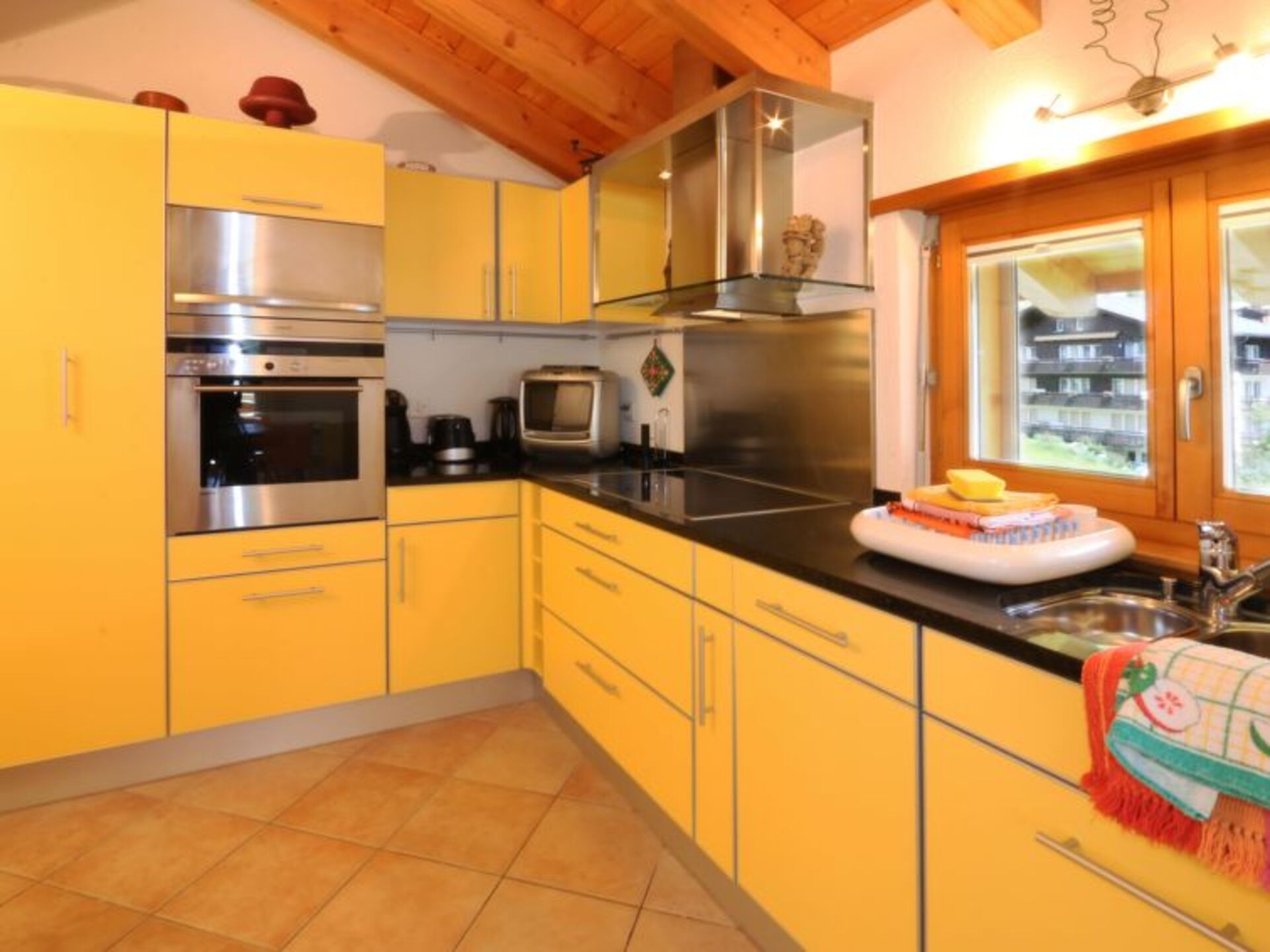 Saas-Fee'de (1268) şirin 2 yatak odalı villa.
