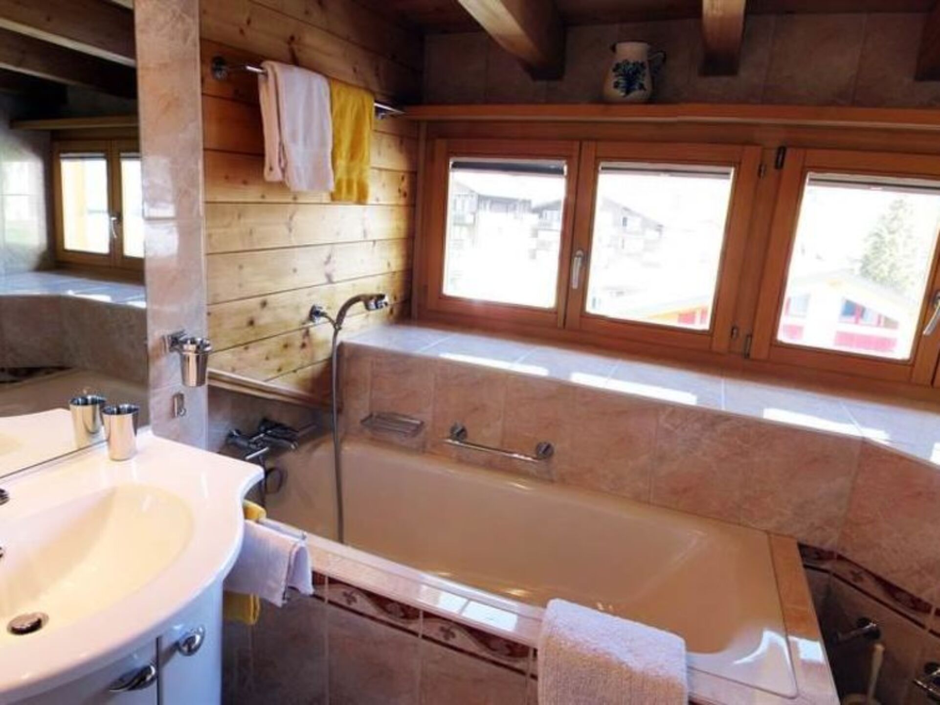 Saas-Fee'de (1268) şirin 2 yatak odalı villa.