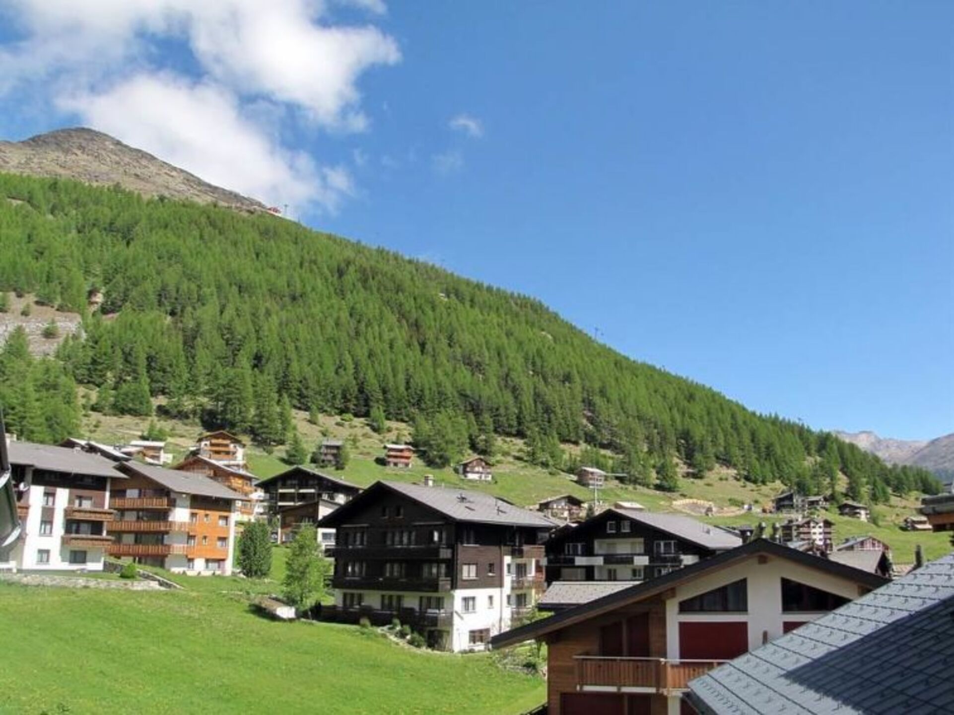 Saas-Fee'de (1268) şirin 2 yatak odalı villa.