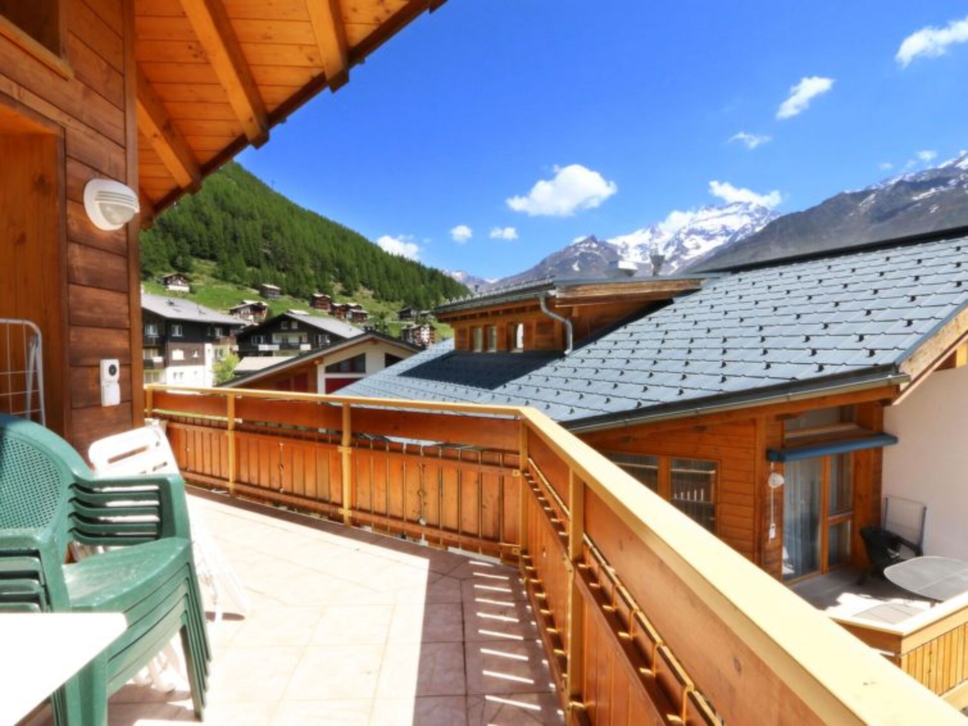 Saas-Fee'de (1268) şirin 2 yatak odalı villa.