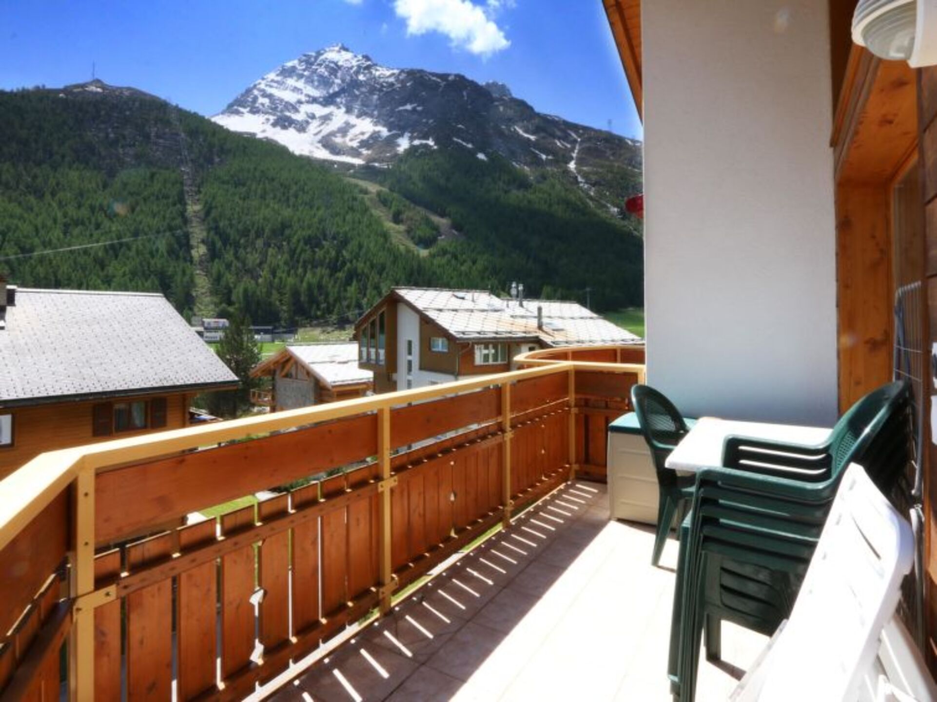 Saas-Fee'de (1268) şirin 2 yatak odalı villa.
