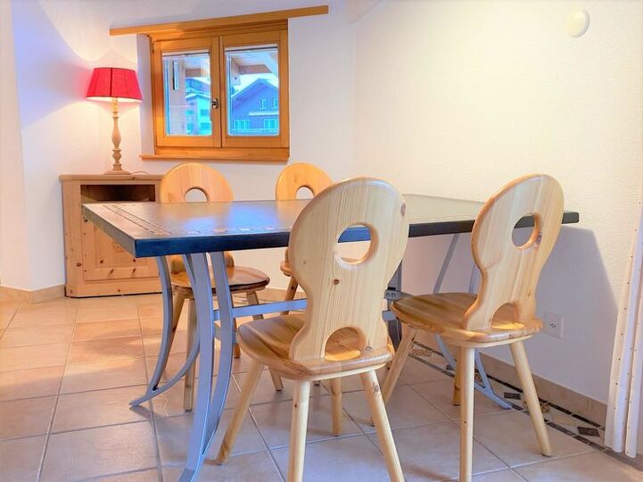 Saas-Fee'de (1268) şirin 2 yatak odalı villa.