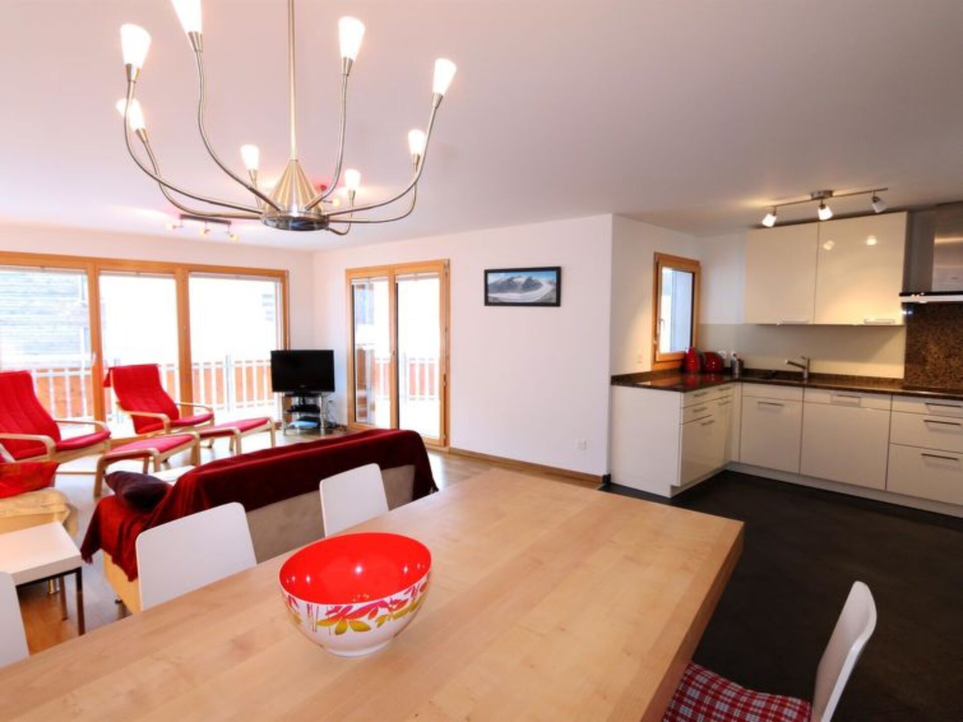 Saas-Fee'de Geniş 3 Yatak Odalı Dinlenme Evi, 1274