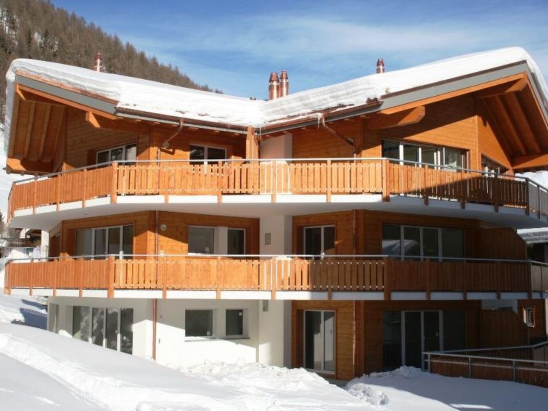Saas-Fee'de Geniş 3 Yatak Odalı Dinlenme Evi, 1274