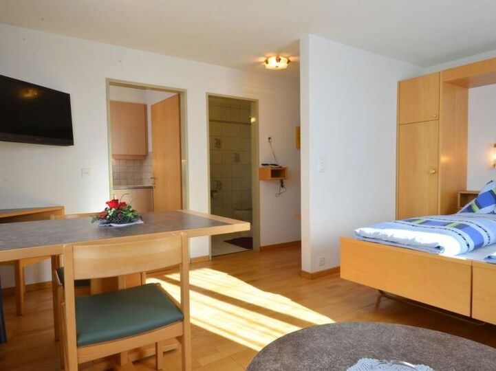 Saas-Fee'de 1420 numaralı, şirin 1 yatak odalı villa.