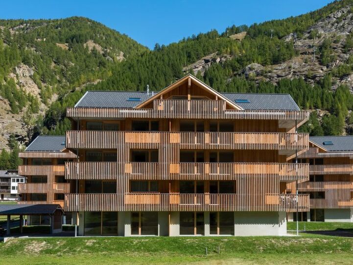 Saas-Grund'da 2 Yatak Odalı Şirin Villa, 1243
