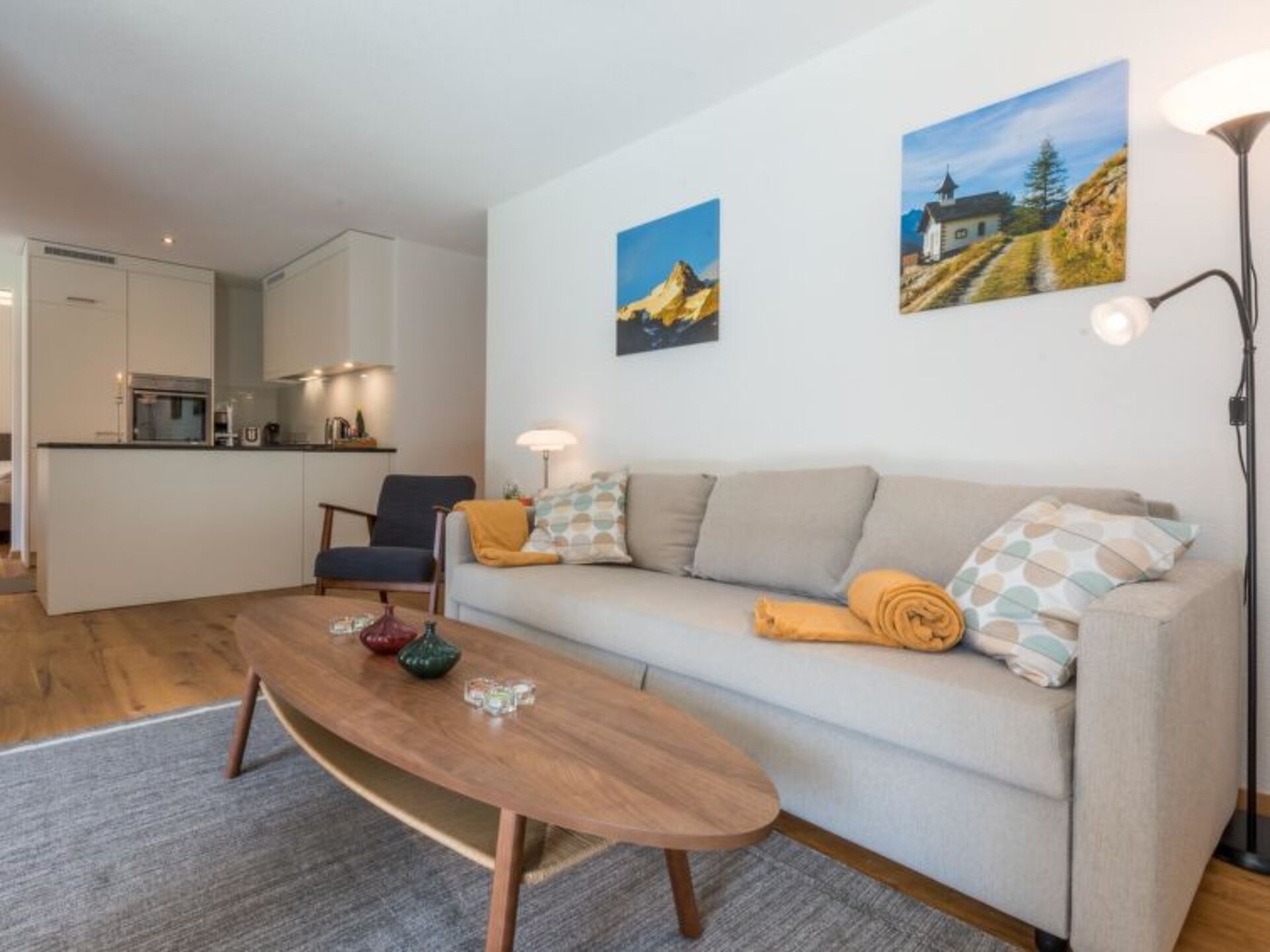 Saas-Grund'da 2 Yatak Odalı Şirin Villa, 1243