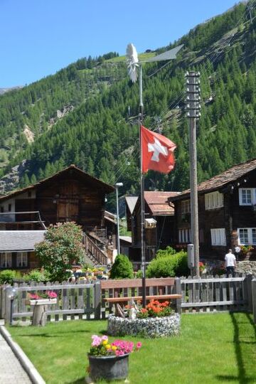 Saas-Grund'da Modern 2BR Villa, 1257