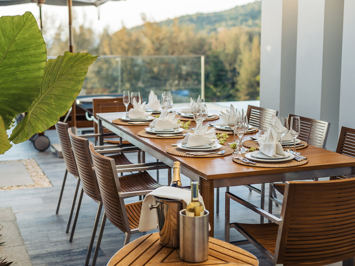 Malaiwana Duplex - Table setting