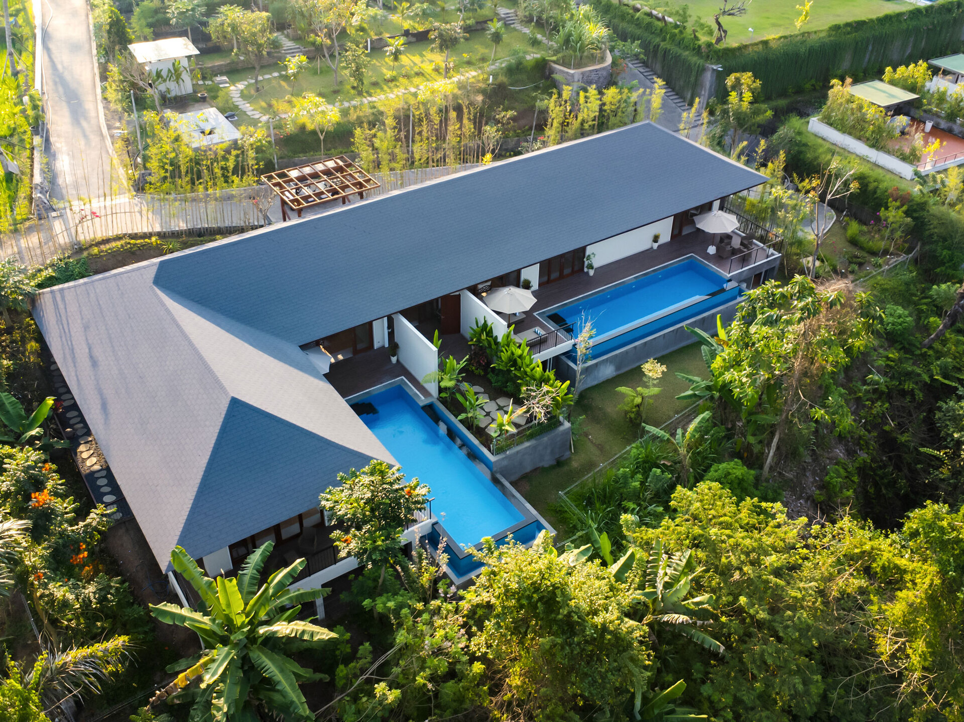 Pala Ubud - Aerial view