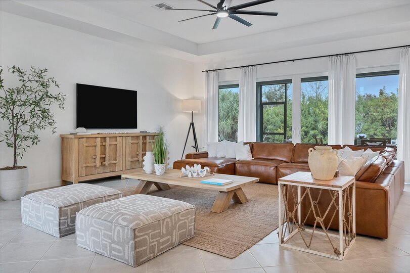70" Smart TV is great for entertaining