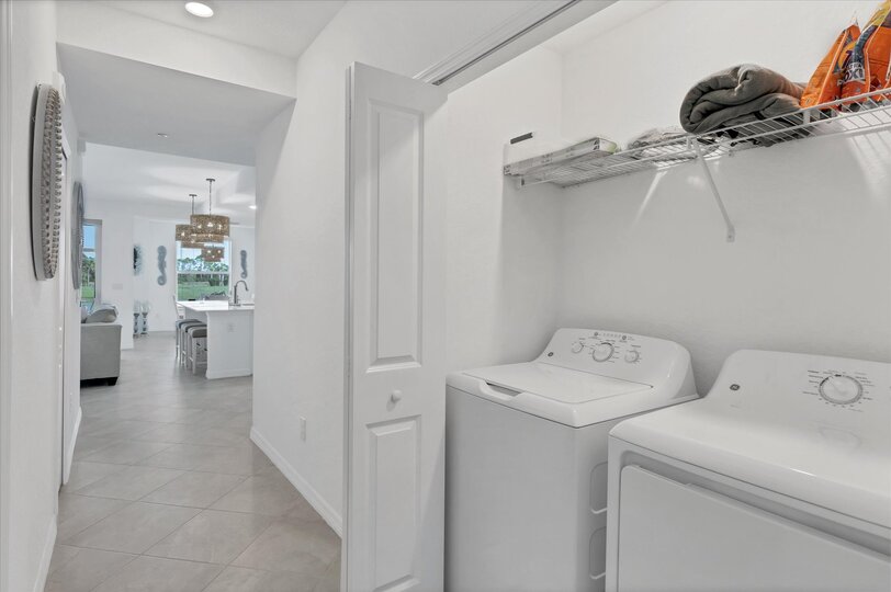 Full-size washer & dryer
