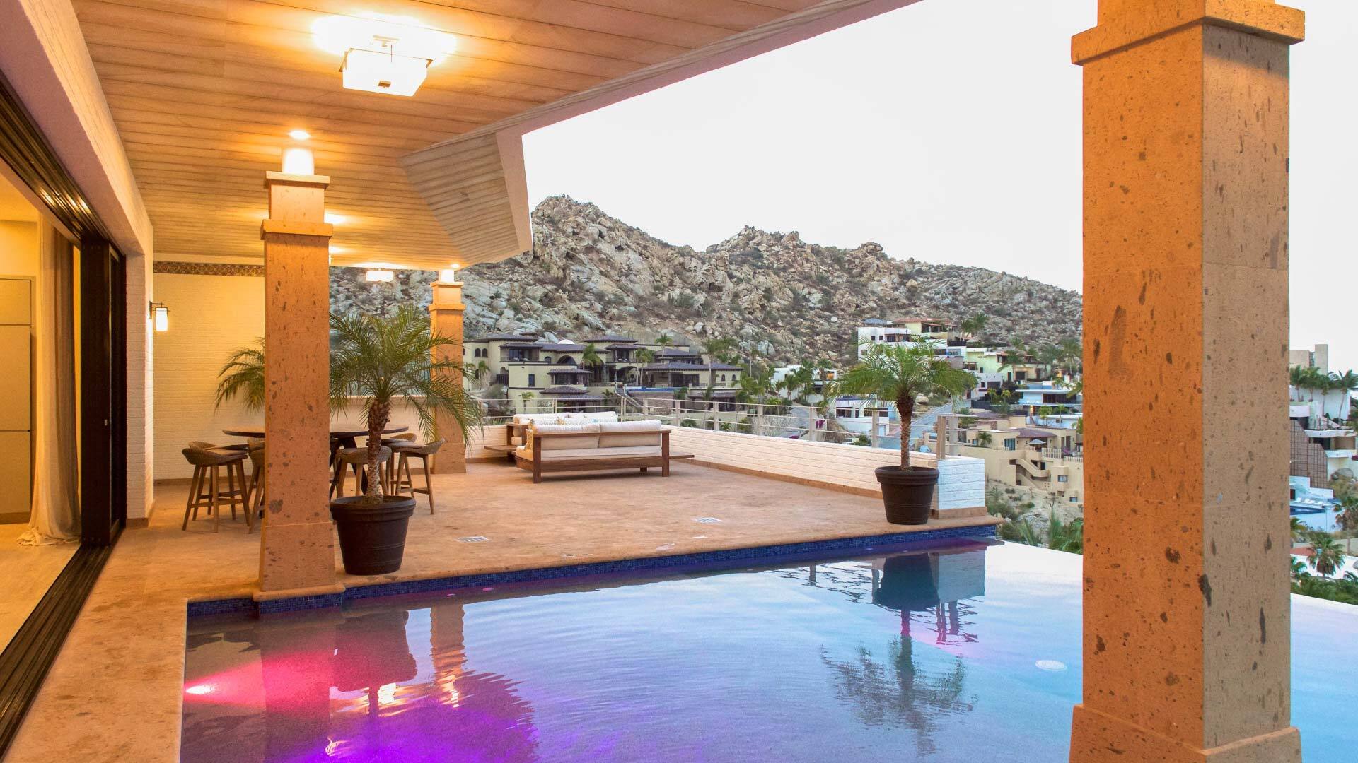 Cabo San Lucas'ta Muhteşem Manzaralı Lüks 5 Katlı Villa 1054
