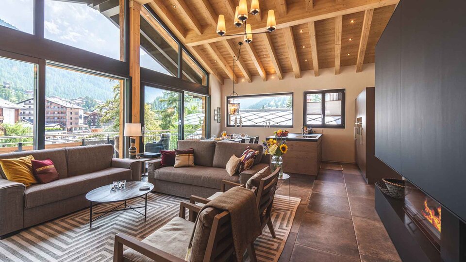 Dağ Manzaralı Lüksün Keyfini Çıkarın, Valais Chalet 1395