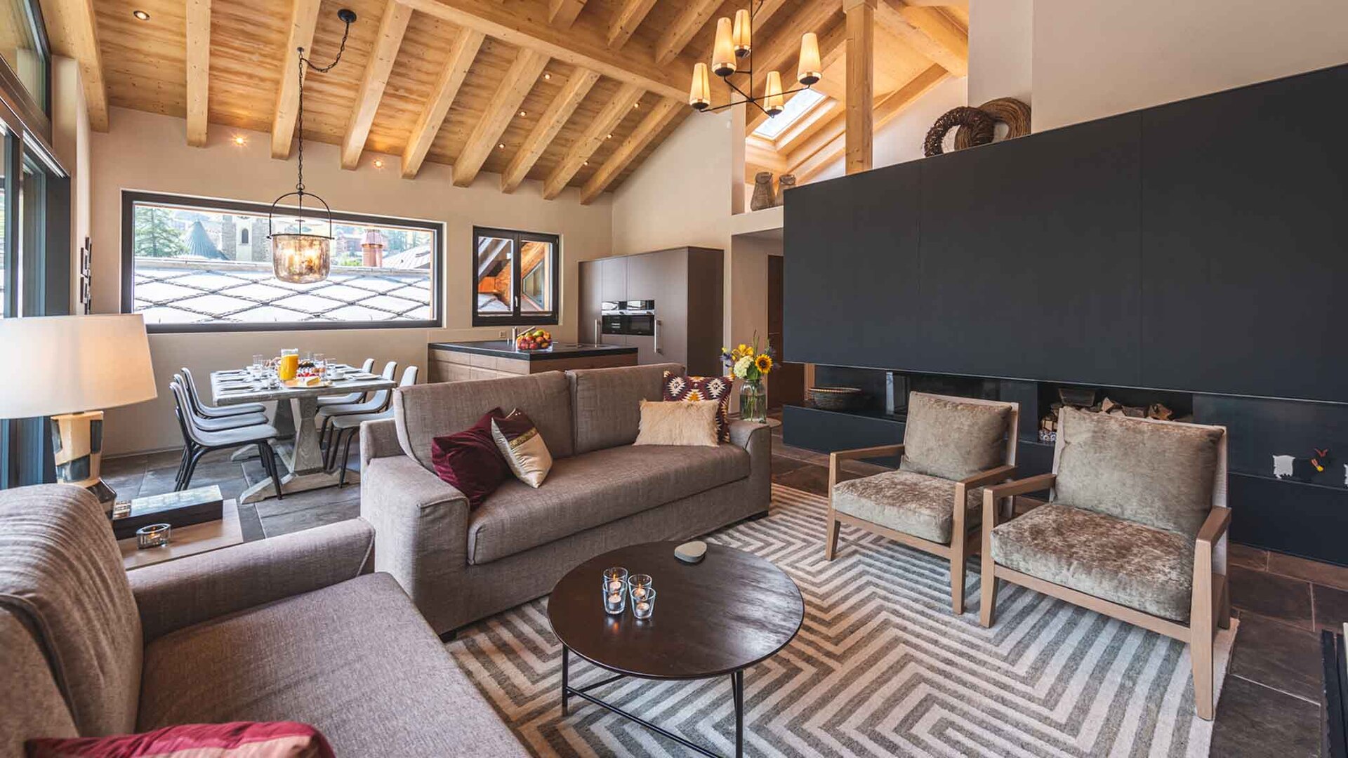Dağ Manzaralı Lüksün Keyfini Çıkarın, Valais Chalet 1395
