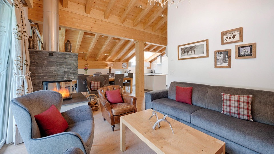 Kayakla Giriş/Çıkış Lüksü, Muhteşem Manzaralar, Valais Daire 1396
