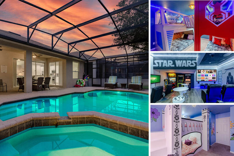 Orlando'da 5 yatak odalı, şirin villa, 6499, Kissimmee, United States