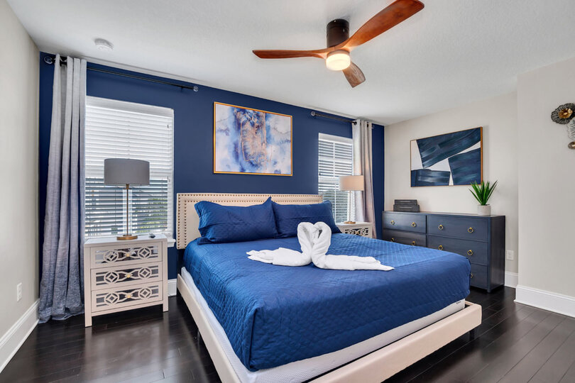 A King master suite located on the 3rd floor.