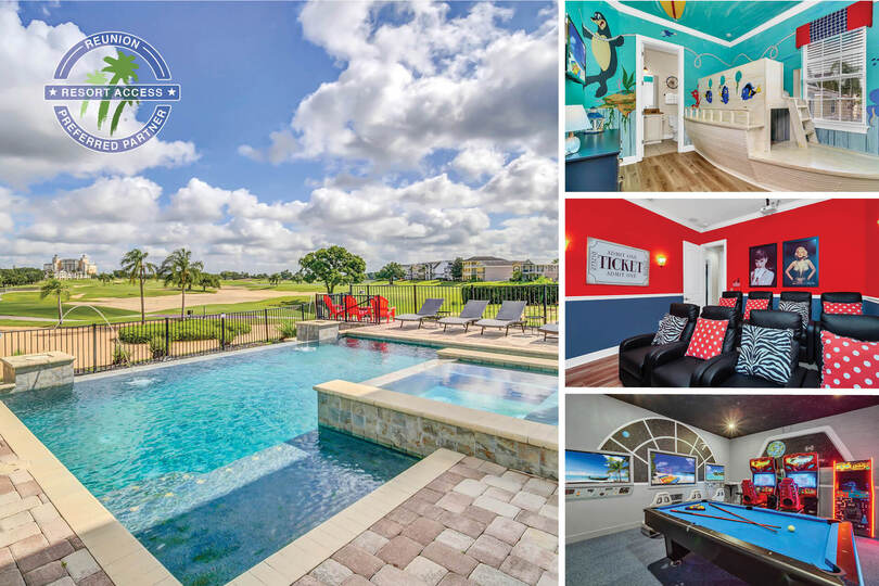 Orlando Vahası: 7 Yatak Odalı Villa, 6514, Kissimmee, United States