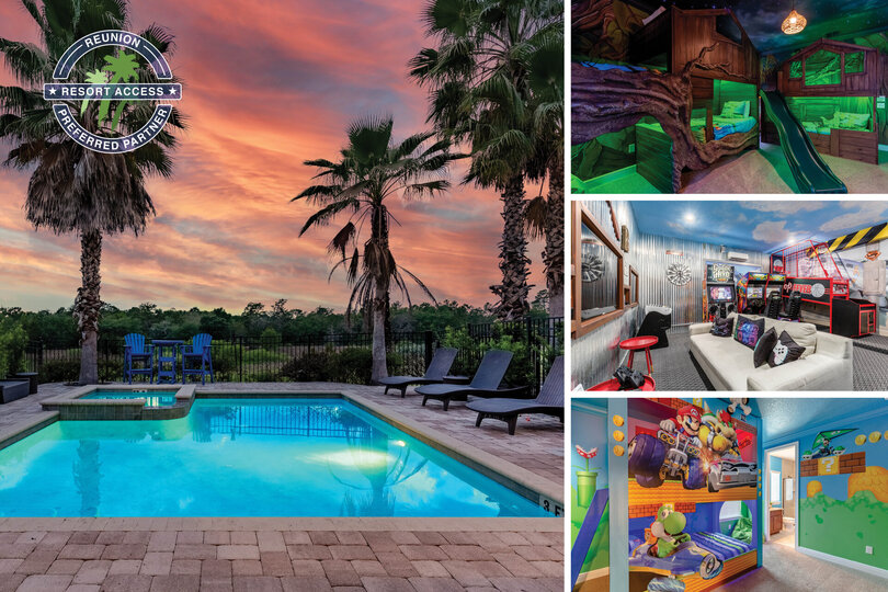 Orlando'da Lüks 5 Yatak Odalı Villa, 6539, Kissimmee, United States