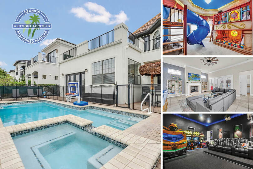 Lüks Yaşam: Orlando'da 6 Yatak Odalı Villa, 6555, Kissimmee, United States