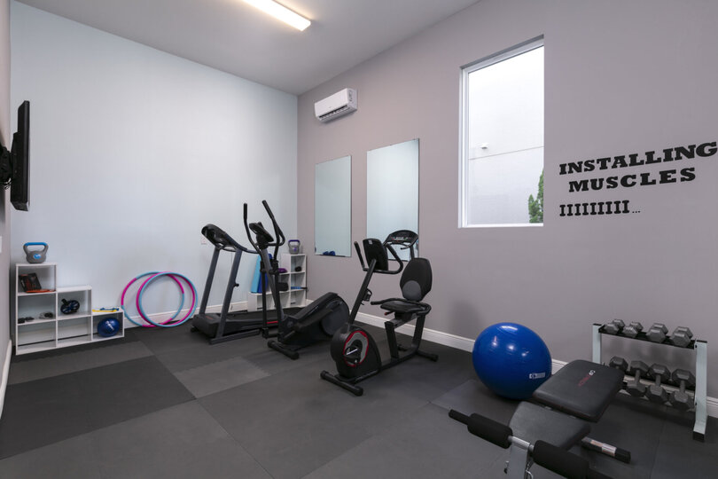 Keep up your fitness routine in the home gym