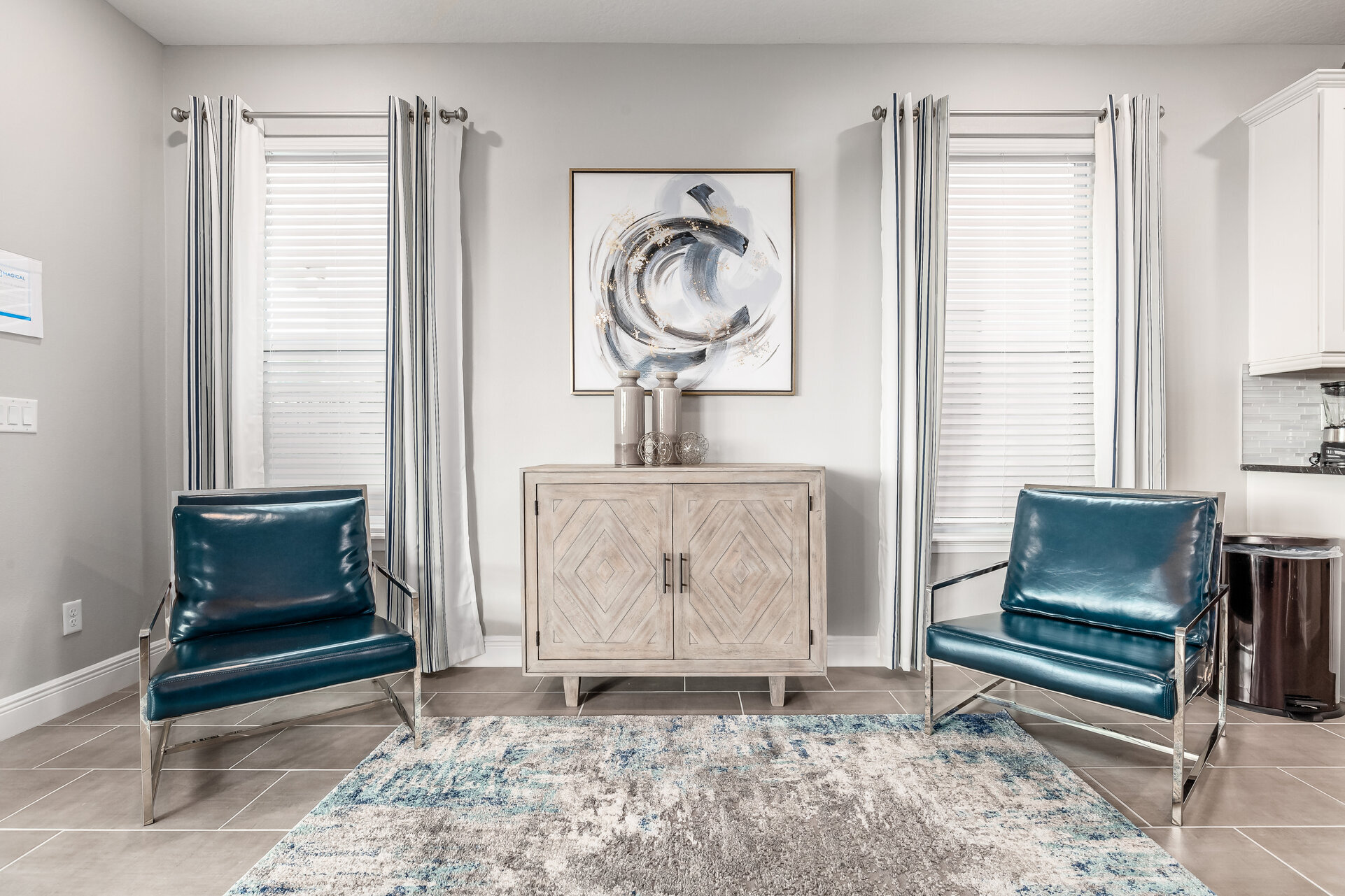 Cozy up with a good book in this relaxing nook