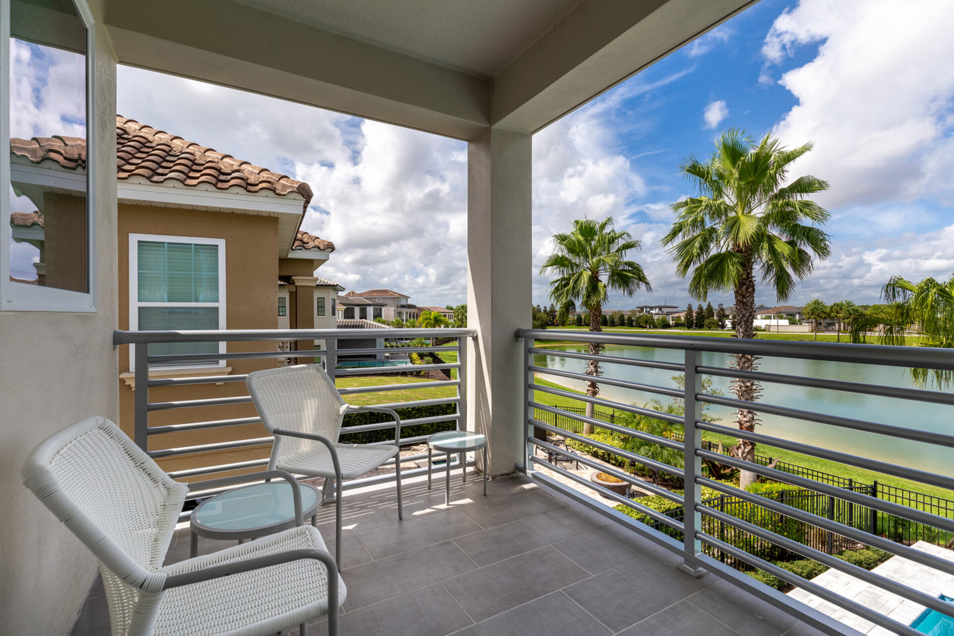 Wake up with coffee on the balcony with a loved one