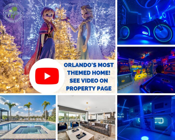 Orlando Vahası: 8 Yatak Odalı Villa, 6576, Kissimmee, United States