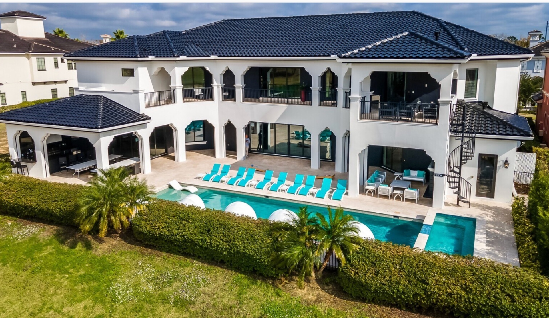 Orlando Paradise'da Lüks 12 Yatak Odalı Villa, Orlando Mansion 6585