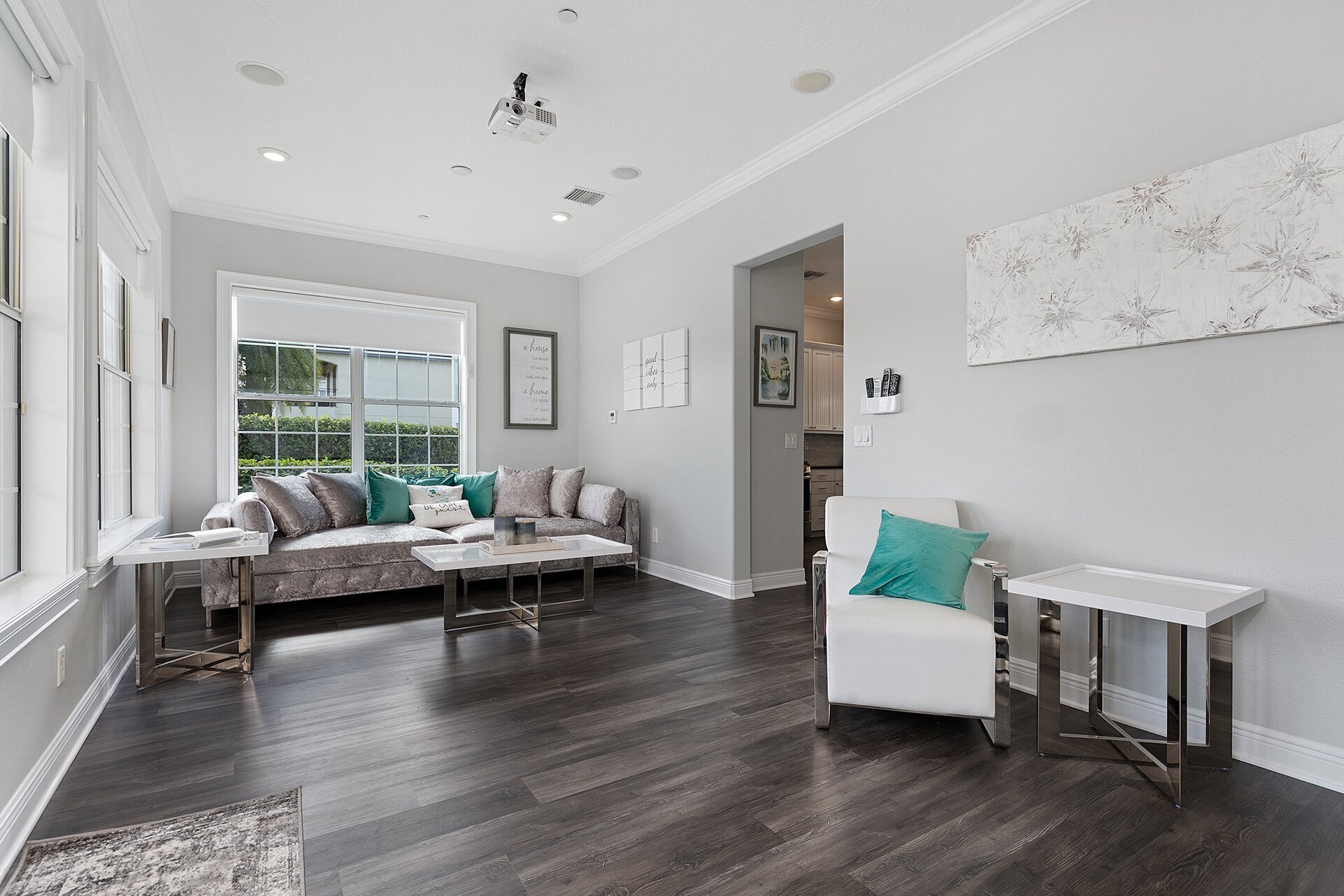 Settle in on the extra-large couch seating