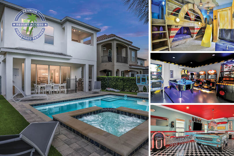 Orlando'da Huzurlu 5 Yatak Odalı Villa, 6593, Kissimmee, United States