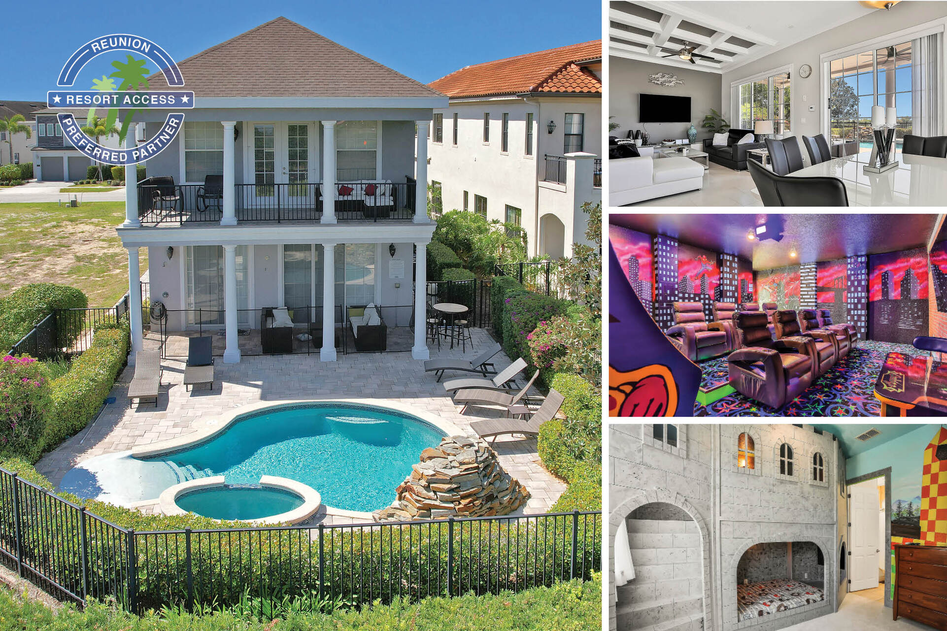 Find your magical piece of paradise in the heart of Reunion Resort at Oasis Villa. | PHOTOS TAKEN: March 2022. |